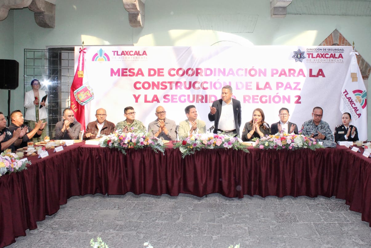 Tlaxcala capital fortalece la ruta de coordinación interinstitucional en seguridad que inició Alfonso Sánchez: CLS